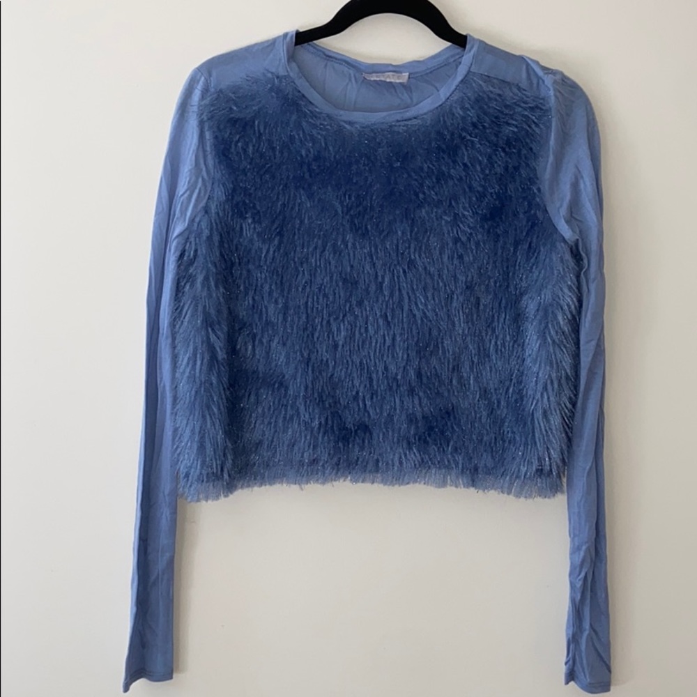 Fur Crop Top